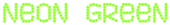 Neon Green Logo Style