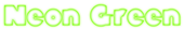 Neon Green Logo Style