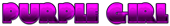 PURPLE GIRL Logo Style