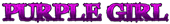 PURPLE GIRL Logo Style