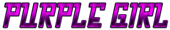 PURPLE GIRL Logo Style