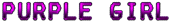 PURPLE GIRL Logo Style