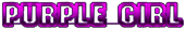 PURPLE GIRL Logo Style