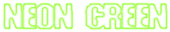 Neon Green Logo Style