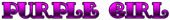 PURPLE GIRL Logo Style