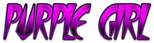 PURPLE GIRL Logo Style