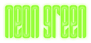 Neon Green Logo Style