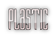 Plastic Logo Style