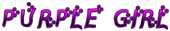 PURPLE GIRL Logo Style