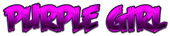 PURPLE GIRL Logo Style