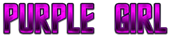 PURPLE GIRL Logo Style