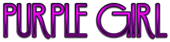 PURPLE GIRL Logo Style