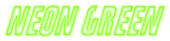 Neon Green Logo Style