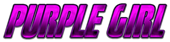 PURPLE GIRL Logo Style