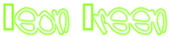 Neon Green Logo Style