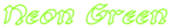 Neon Green Logo Style