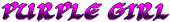 PURPLE GIRL Logo Style