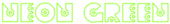 Neon Green Logo Style