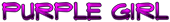 PURPLE GIRL Logo Style