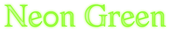 Neon Green Logo Style