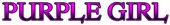 PURPLE GIRL Logo Style