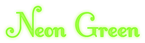 Neon Green Logo Style