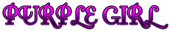 PURPLE GIRL Logo Style