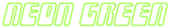 Neon Green Logo Style