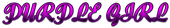 PURPLE GIRL Logo Style