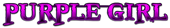 PURPLE GIRL Logo Style