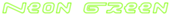 Neon Green Logo Style