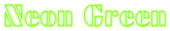 Neon Green Logo Style