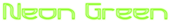 Neon Green Logo Style