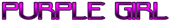 PURPLE GIRL Logo Style