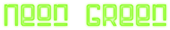 Neon Green Logo Style