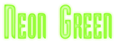 Neon Green Logo Style