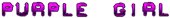 PURPLE GIRL Logo Style