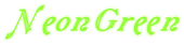 Neon Green Logo Style