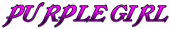 PURPLE GIRL Logo Style