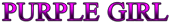 PURPLE GIRL Logo Style