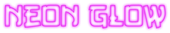 Neon Glow Logo Style