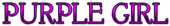 PURPLE GIRL Logo Style