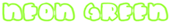 Neon Green Logo Style