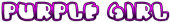 PURPLE GIRL Logo Style