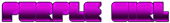 PURPLE GIRL Logo Style