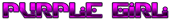 PURPLE GIRL Logo Style