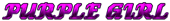 PURPLE GIRL Logo Style