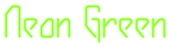 Neon Green Logo Style