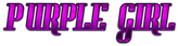 PURPLE GIRL Logo Style