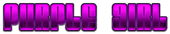 PURPLE GIRL Logo Style